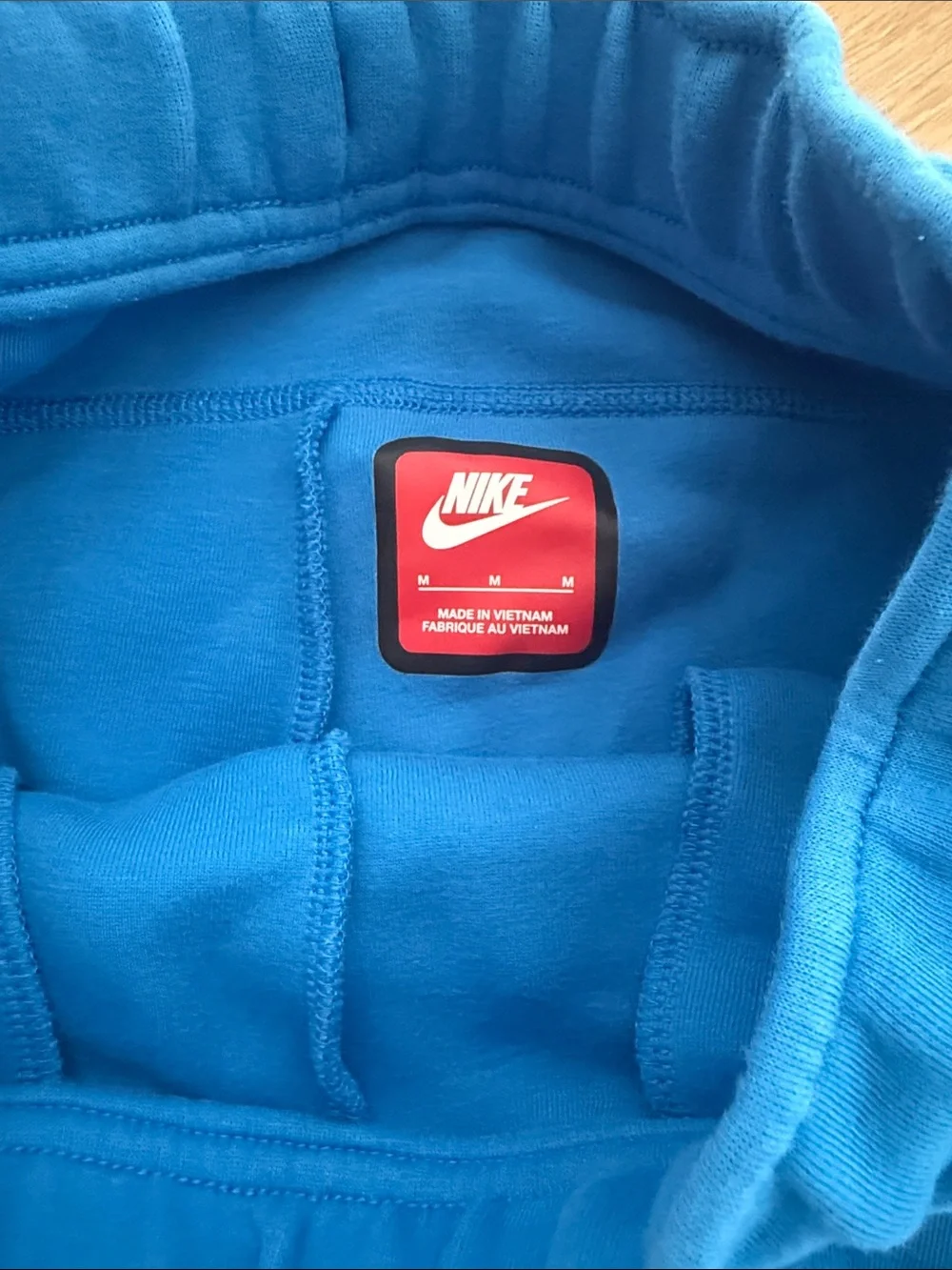 Nike Kids Bright Blue Tech Fleece Joggers with Black Accents